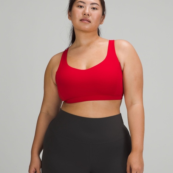 NWT * Lululemon Dark Red Free to Be Serene Bra in Size 2 - Picture 4 of 5